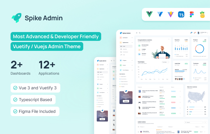Spike Vue3 Admin Dashboard