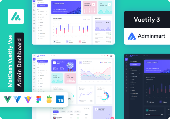Matdash Vuejs Admin Dashboard